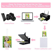 100 PCS Sublimation Car Air Freshener Sheets Car Scented Hanging Sheets DIY Rectangle Fragrant Sheets