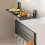 Wall-Mounted Foldable Kitchen Prepare Dishes Organizer Punch Free Large-Capacity Storage Draining Rack Kitchen Organizer 4
