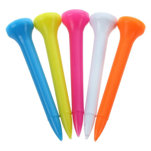600 Pcs  Tees 54 mm Plastic Mixed Color 2