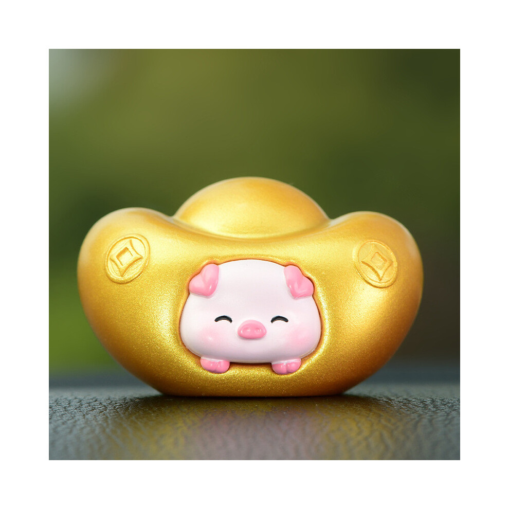 (Pig) Twelve Zodiac Resin Car Accessories With Decorative Function For Holiday Giving And Gift 698849613149