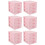 6X Plastic Drawer Designed 3 Compartment Jewelry Storage Box 1