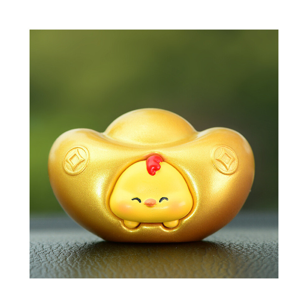 (Rooster) Twelve Zodiac Resin Car Accessories With Decorative Function For Holiday Giving And Gift 699298348941