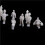 Model People Figures Scale 1:200 Pack of Approx.800pcs White Assorted Style 7
