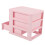 6X Plastic Drawer Designed 3 Compartment Jewelry Storage Box 7