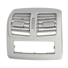 Car Rear Console Air Outlet Panel Grille Cover Air Outlet Panel Rear Vent Frame for E W212 09-2014 2128300454 Gray