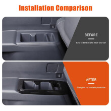 For Land 250 Prado LC250 2024 Car Rear Door Cup Holder Panel Cover Trim Interior Accessories