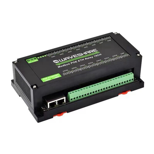 2X Waveshare 16CH Relay Module Modbus POE ETH Relay Support Modbus RTU//TCP Protocol for Industrial Automation 2