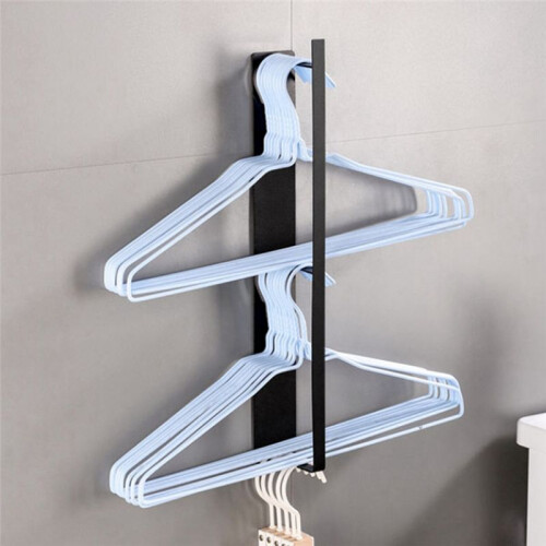 Magnetic Clothes Rack,Storage Rack,Side Space Saving,Wall Mounted Towel Rack for Increased Storage Space 25cm 2