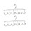 Plastic Sling Hanger Multifunctional Underwear Vest Storage Artifact Dormitory Hook Wave Drying Rack 1