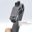 Camera Top Handle Hand Grip Handgrip Camera Cage Handle for Dslr Camera Cage Microphone Shoe Mount Silver 3