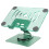 Suporte Giratório para Tablet 360 Ajustável, Suporte de Mesa Portátil em Acrílico para Tablets de Até 12,9 Polegadas, Verde 1