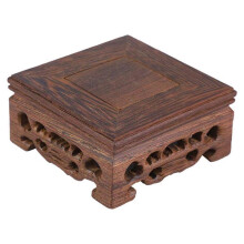 Miniature Wood Bases Figurine Vase Display Stand Coffee Tea Sets Pedestal Standing Flower Base Bonsai Plant Holder Log