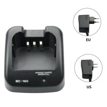 Cargador Rápido de Escritorio BC-160 para Walkie-Talkie IC-A14 A15 F14 F15 F16 F24 F25 F26 F33 F34 F4 F44 Radio Bidireccional EE. UU.