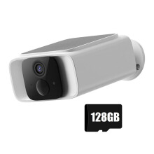 TUYA 4G Solar Camera 1080P 128G Buitenbewakingscamera Kleuren Nachtzicht PIR Detectie Huisbeveiliging Ingebouwde Batterij