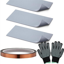 3 St Silikonvärmepress-Överdrag, Högdensitetsklippbara Hattpress-Tillbehör för DIY, Småföretag och Hemanvändning