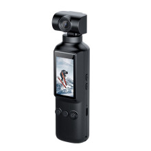 Zakcamera 4K HD 270 Draaibaar, Anti-Trilling Wifi Sportcamera voor Buiten, Paardrijden, Duiken, Actioncam