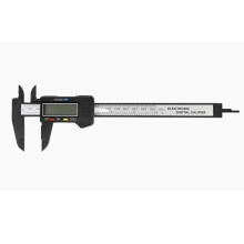 (White Glitter) High Quality Digital Vernier Caliper Lcd Electronic 150mm Steel Gauge Ruler