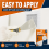 Plasterboard Wall Repair Patch 4 Pack 10x10cm 5