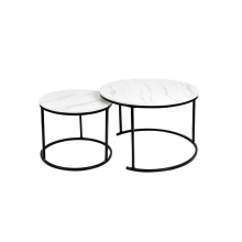 Set of 2 Coffee Tables, Coffee Table Set, Modular Coffee Tables, Multifunctional Living Room Tables, One Large And One