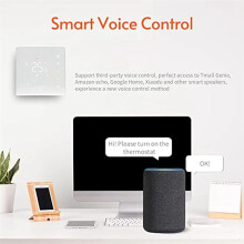 WiFi Inteligentny Termostat Regulator Temperatury Tygodniowy Programowalny ObsłUguje Sterowanie Dotykowe-3A Czarny