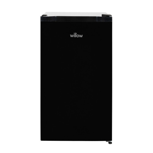 Willow 60L Undercounter Freezer Black 4 Star Rated Reversible Door UK