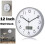 12in Round Wall Clock Silent Quartz Sweep Movement 1
