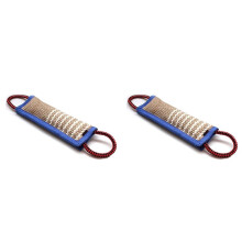2X Dog Training Bite Pillow Jute Bite Toy Dog Tug Toy Durable Dog Bite Sleeve Stick Training Equipment for Puppy Pet