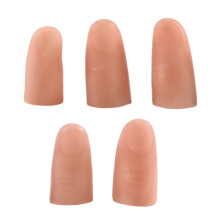 10Pcs Simulation Finger Sleeve Fake Thumb Tip Finger Magic Prank Trick Prop Toys Finger Trick Props Toy Party Supply