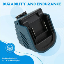 Car Adapter Converter for  18V Li-Ion Battery Power Wheel Adapter Car Cigarette Lighter Socket