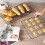 Baking- Tools Cake Cooling Rack Square Non-Stick Drying Net Cake Bread Cooling Rack 25.5x23x3cm 6