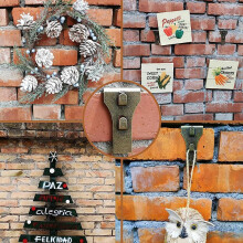 Brick Hook Clips-Bricks Hook Clip for Hanging Outdoors Wall Pictures, Brick Hangers Fastener Hook Brick Clamps 8PCS