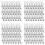 192Pcs Set Disco  Keychain Mirror Keyring Reflective  Key Chain Pendant 1