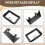 2Conjunto Fáscias de Rádio de Carro de 9 Polegadas para  Onix 2020+ Android GPS MP5 Player Estéreo 2 Din  Unit Painel Dash Frame 8