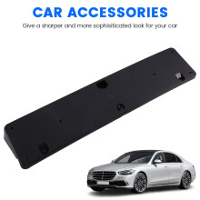 Car Front Bumper License Plate Holder A2238806301 for - S-Class W223 S350 S400 S450 S500 21-24 Number Holder