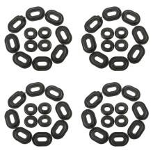 48Pcs Motorcycle Rubber Side Cover Grommets Replacement Gasket Fairings for CG125