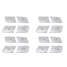 16X for A B C E GLK ML GL G Class Door Lock Unlock Buttons Sequins Decoration Cover Stickers Trim