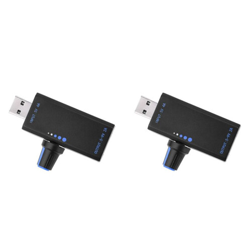 2X 18W High Power USB Speed Controller DC5V 4A Adjustable Control Fan Cooler Type-C USB Fan Speed Radiator Accessories