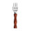 (red) Ice Pick - Sturdy Ice Chipper With Solid Wood Handle,steel Three Pronged Ice Crusher For Bartender 1pc 1