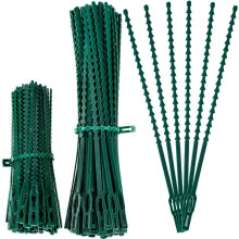 200 Pezzi di Cravatta per Piante Regolabile Verde Cravatta da Giardino Multifunzionale (13 e 17 Cm, Cravatta da Giardino)