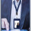 (Black Horizontal) Leather ID Card Holder with Detachable Neck Strap for Office Use 5