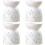4X Ceramic Diffuser Candle Burner Ceramic Burning Essential Oils Diffusers Aromatic Lamp -Flower 1