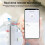 3X Tuya  Vibration Sensor ZigBee Tuya Sensor Monitor App Control Security Protection Zigbee Sensor 1
