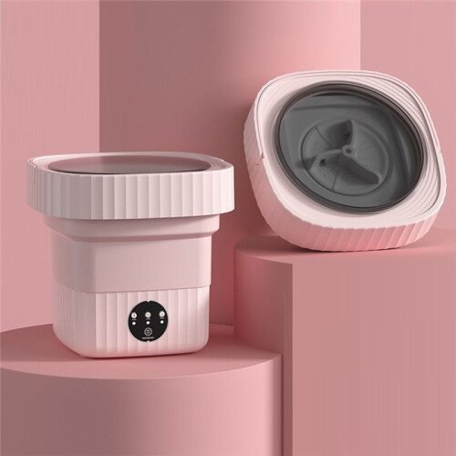 Folding Washing Machine Portable Small Washing Machine  Underwear Cleaning Machine  US Plug 2