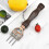 (red) Ice Pick - Sturdy Ice Chipper With Solid Wood Handle,steel Three Pronged Ice Crusher For Bartender 1pc 3