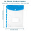 60Pack Plastic Envelopes, Binder Pockets for 3/4/11 Ring Binder,Expandable Document Organizer with Snap Button and Label 4