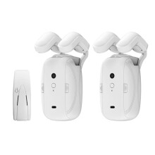 Dual TUYA WiFi Cortinas Robot Roman Rod Track Cortina Automática Abridor Control Remoto Cortina Motor Life