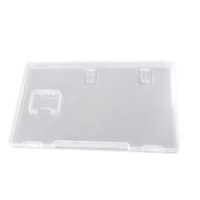 Transparent Game Card Case for Book Style Holder with Cover Durable Cartridge Storage Box