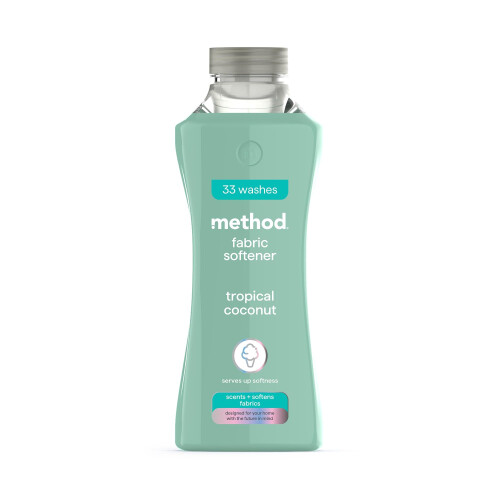 Method Method Fabric Softener, Tropical Coconut, 33 Washes, 990ml