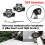 Universal 4X A Pillar Hood LED Work Light Bar Mount Bracket Clamp Holder Offroad 1