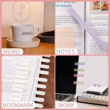 24 Bible Highlighters,1200 Clear Sticky Notes,Morandi Colored Labels for Annotations, Student Aesthetics School Supplies